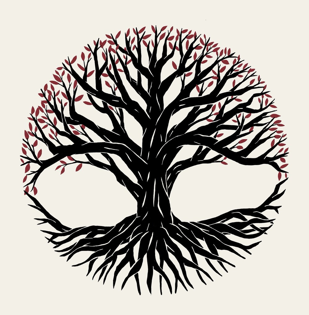 The Tree of Life, its roots mirroring its branches