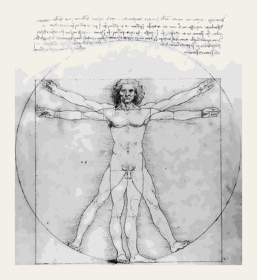 Vitruvian Man by Leonardo da Vinci